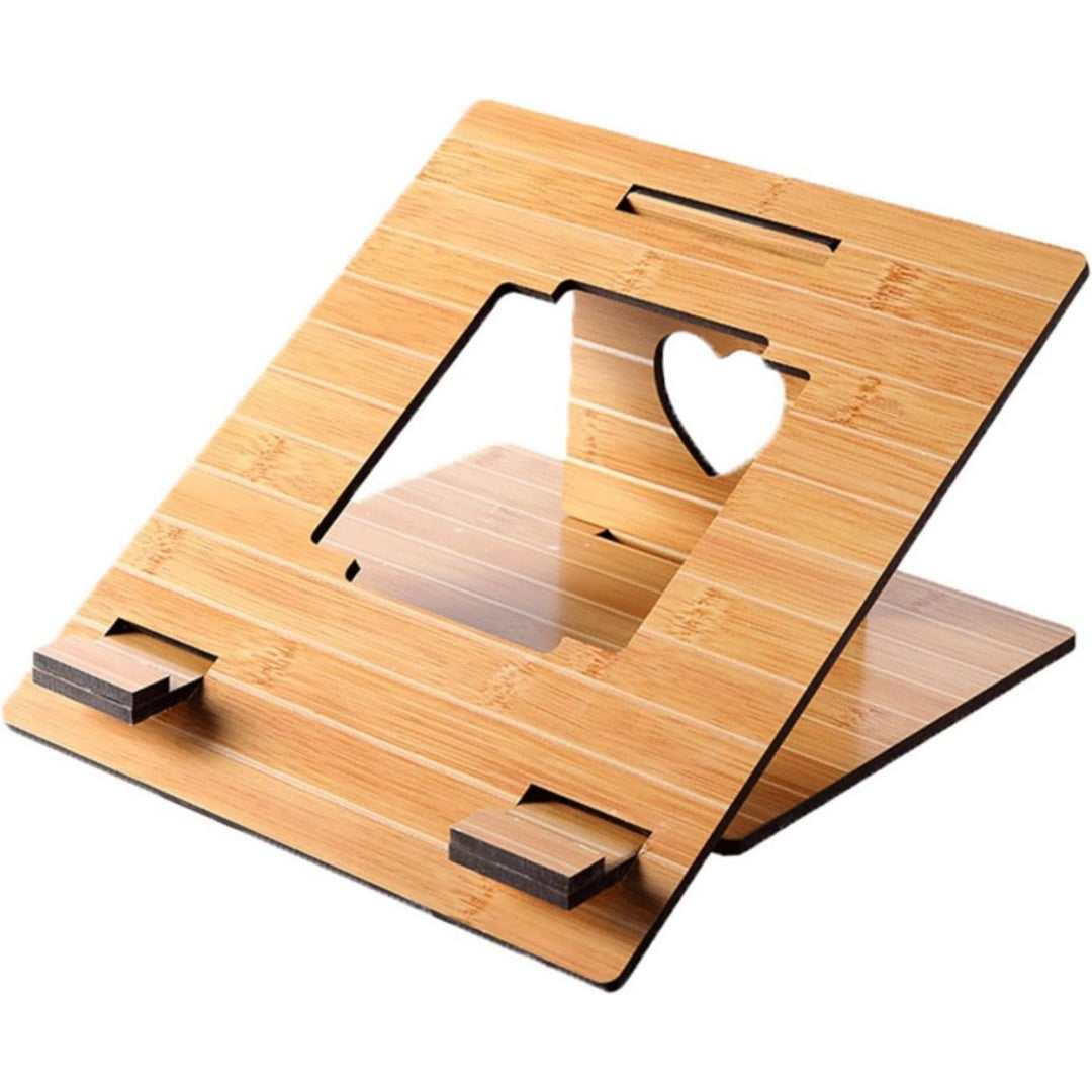 Laptopständer aus Holz mit Ergonomisches Eigenschaften für Homeoffice
